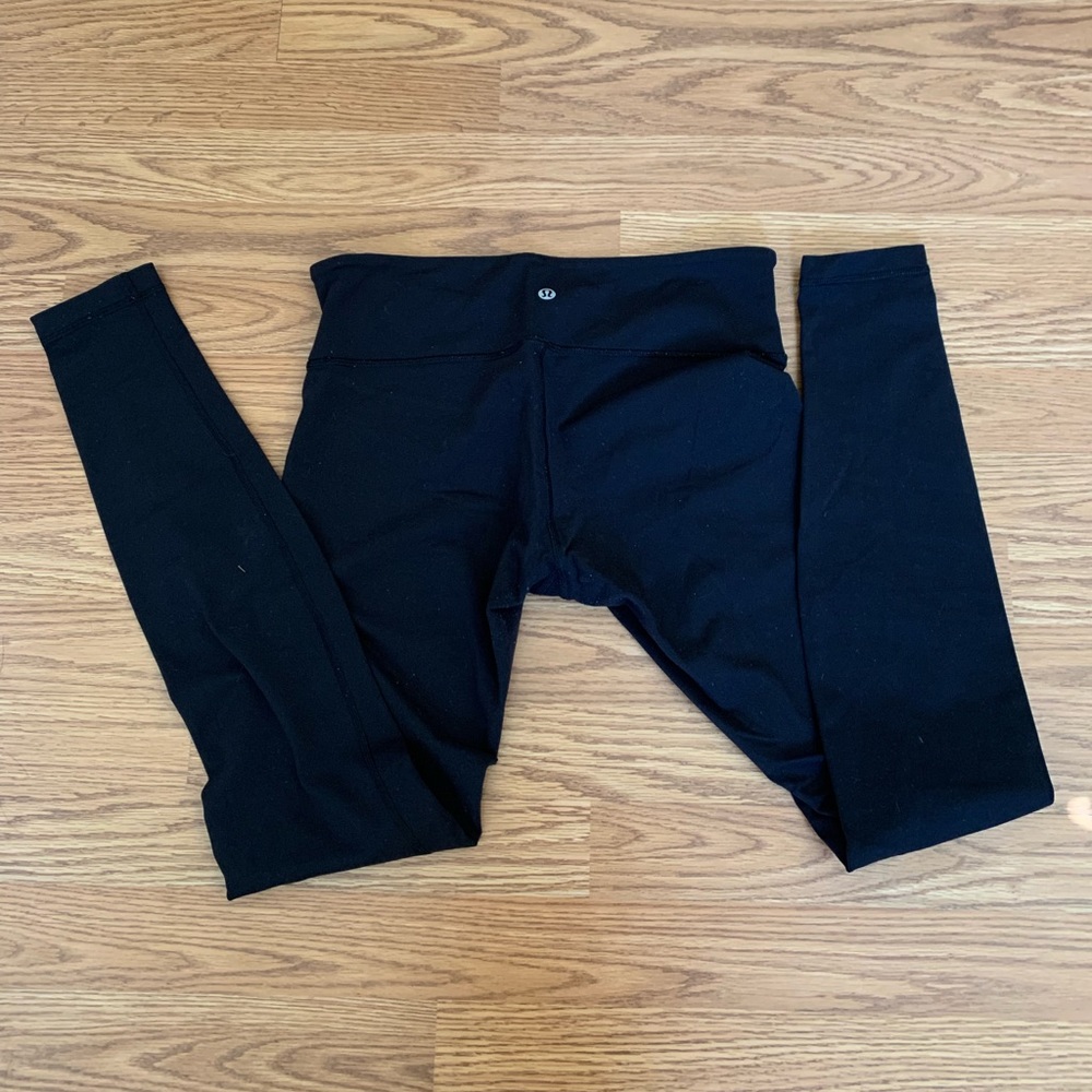 Lululemon Black Yoga Leggings Pants - 8